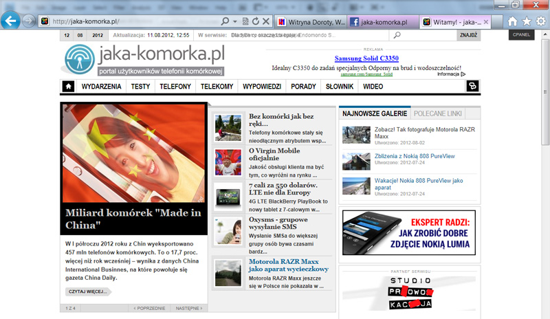 https://www.facebook.com/JakaKomorkaPL/
